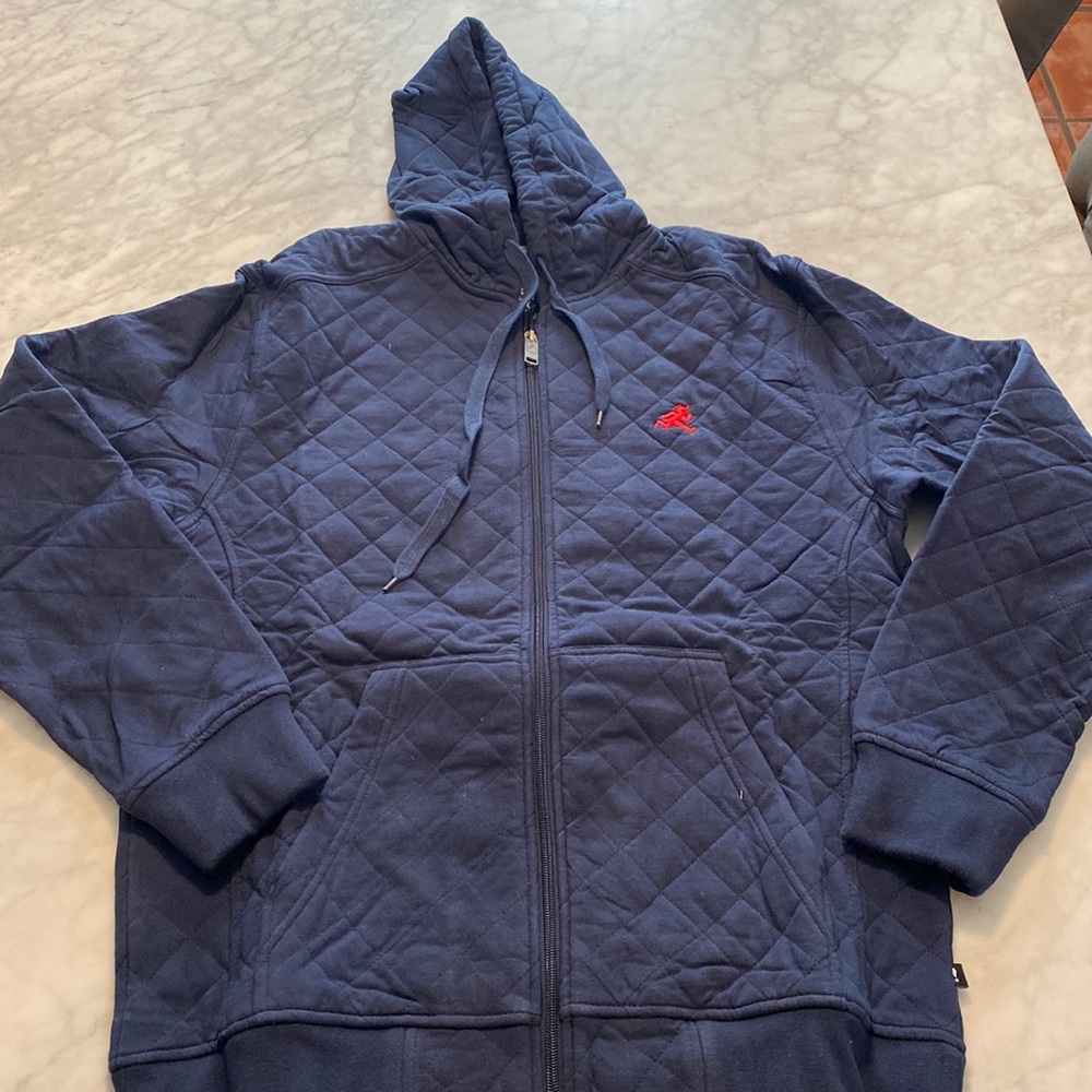 Play Cloths Dress Blue Calypso Zip Up Hoodie